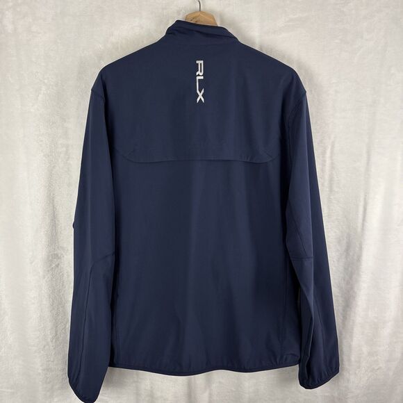 Men's RLX By Ralph Lauren Full Zip Windbreaker. Zip‎ Pockets. Size XL  Golf RLX - Picture 7 of 8